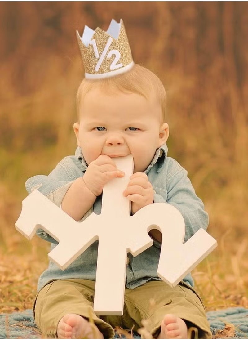 Beauenty Birthday Party Crown, Golden Hat, Adjustable and Reusable, Royalty Decorations  - Image 3