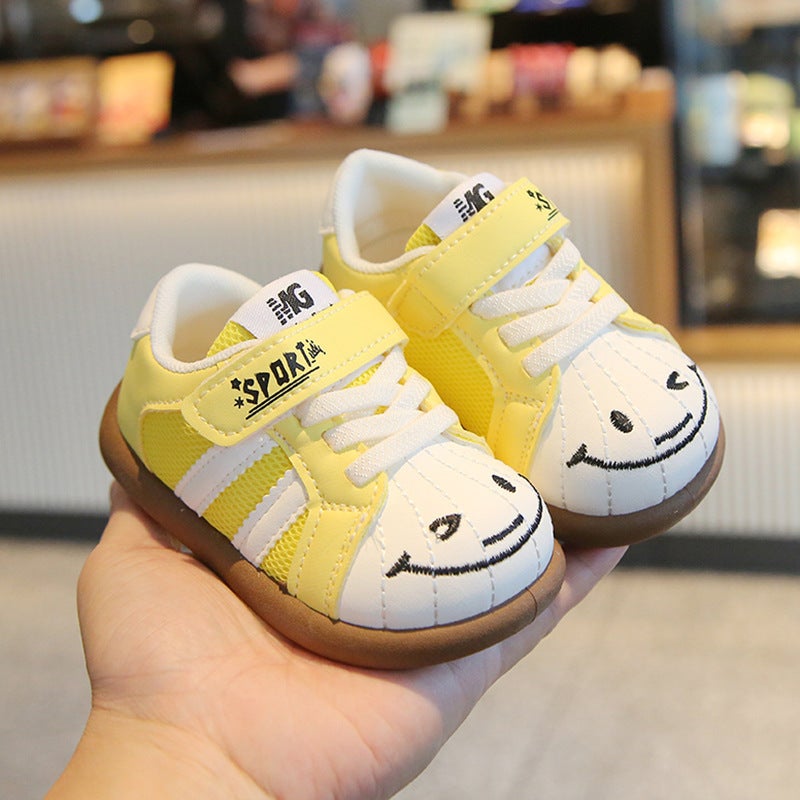 Mesh Sneakers Lightweight Flexible Sole Walking Shoes For Kids Indoor And Outdoor Activities - Image 1