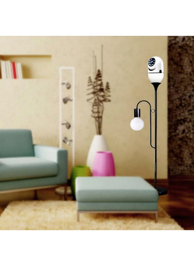 Generic - WiFi 360 Panoramic Bulb Camera 1080P Security Camera with 2.4GHz WiFi 360 Degree Panoramic viewing Wireless Home Surveillance Camera Night Vision Two Way Audio Smart Motion Detection - Image 1