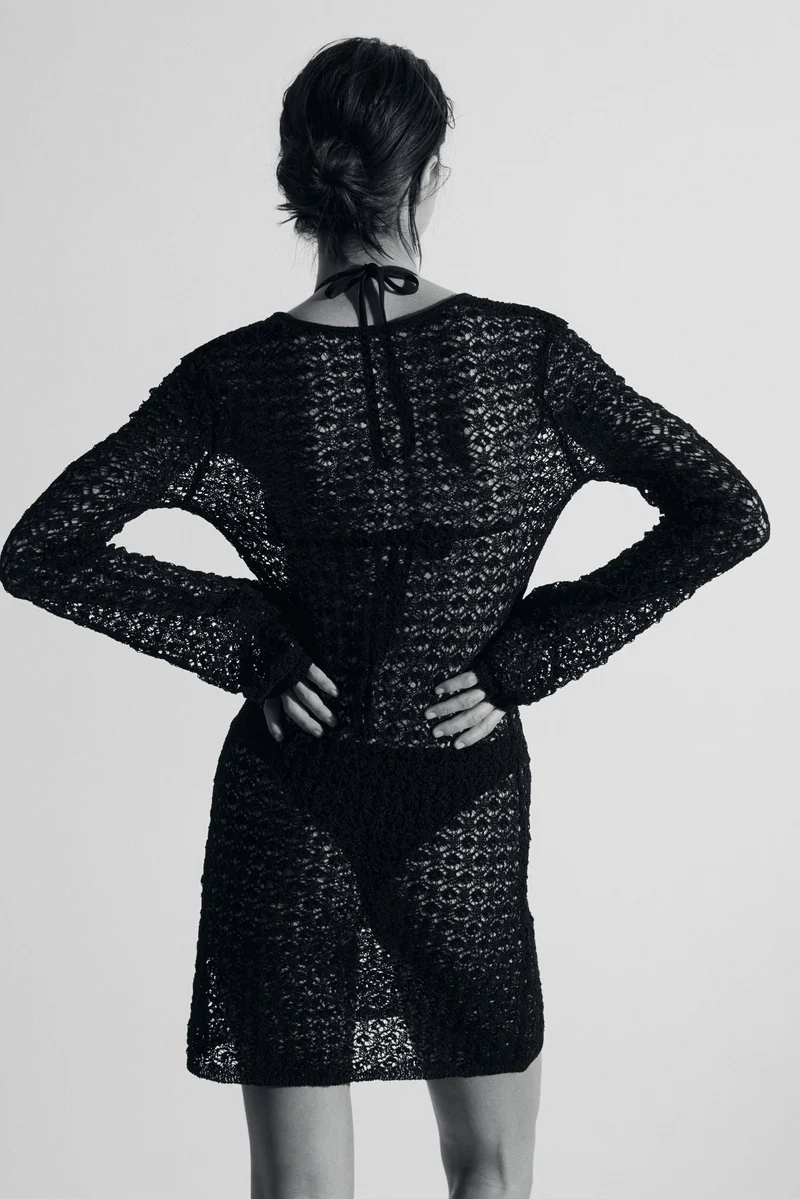 H&M  Crochet-look beach dress for Women | Best Price UAE