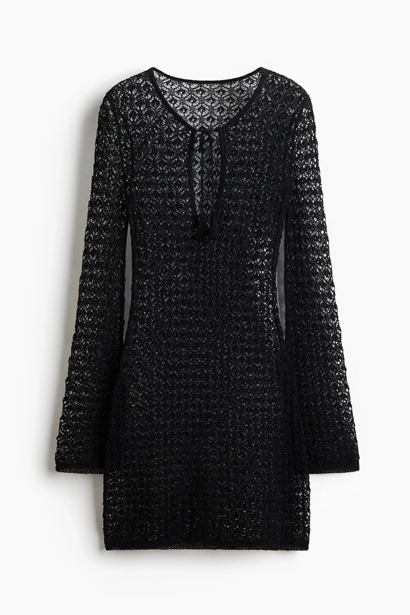 H&M  Crochet-look beach dress for Women | Best Price UAE