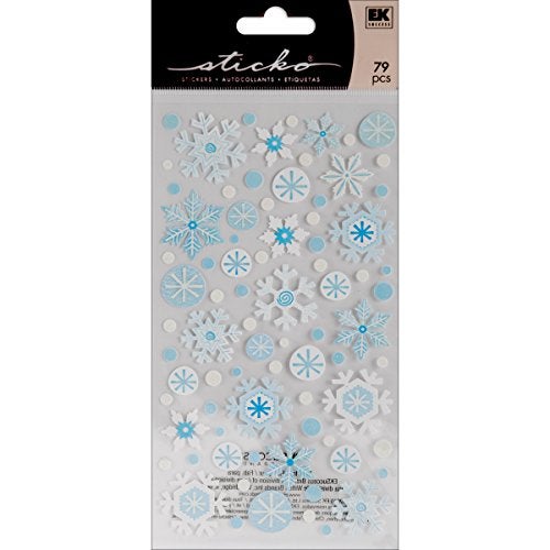 Sticko Winter Snowflakes Stickers - Image 1