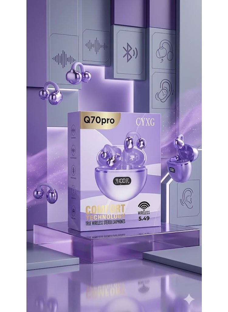 CYXG Q70 Pro CYXG 5.49 Wireless Earbuds – Noise Isolation & Long Battery Life - Image 3