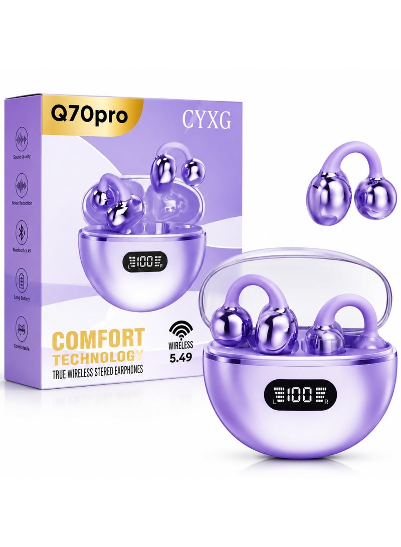 CYXG Q70 Pro CYXG 5.49 Wireless Earbuds – Noise Isolation & Long Battery Life - Image 2