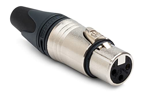 Neutrik موصل كابل Neutrik NC3FXX 3 دبابيس XLRF، هيكل نيكل مع جهات اتصال فضية - Image 2