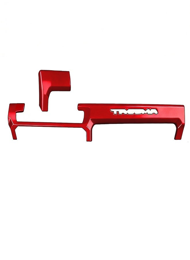 BORUIEN Dark Red Dashborad Panel Cover for Toyota Tacoma SR SR5 2024 2025 2026 w/8" Display Interior Accessories Center Console ABS Side Frame Decor Cover (Dark Red, Fit 8 Inch Display Only) - Image 2
