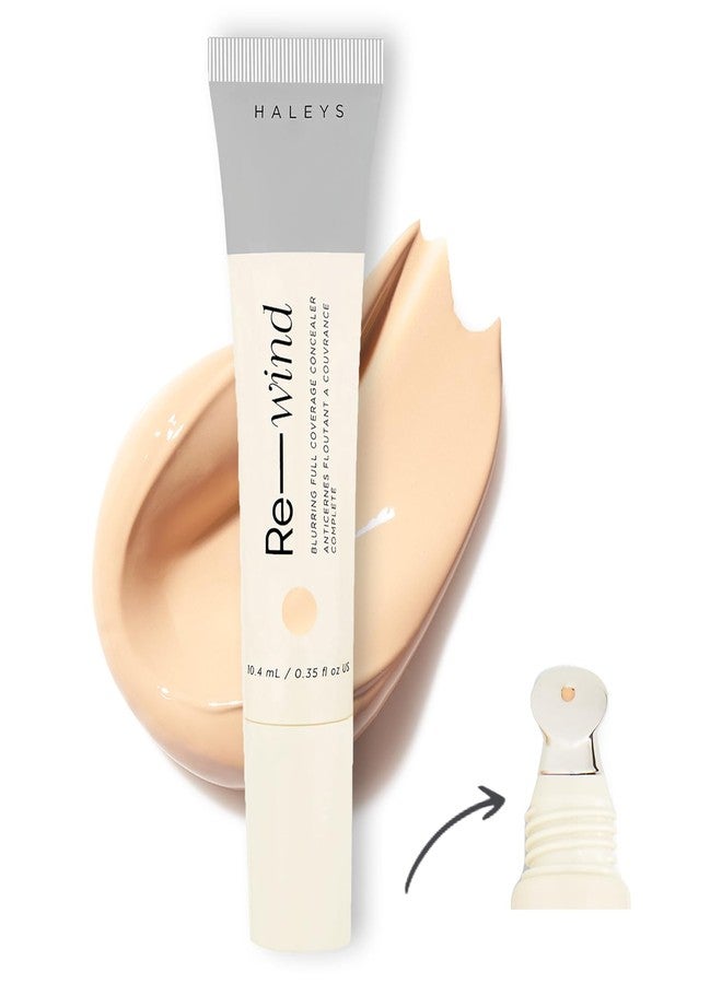 HALEYS Re-wind Blurring Full Coverage Concealer (Fair/Light - Neutral), Brighten, Reduce redness, dark circles and fine lines, Non-Caking, Longwear, Nourishes, Lightweight, Soft-Matte Finish, V + CF - Image 1