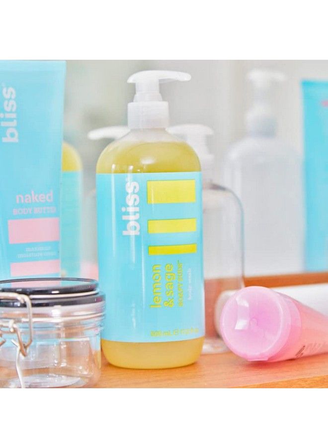 BLISS Soapy Suds Body Wash Lemon And Sage 17 Fl Oz Gentle And Hydrating For Supremely Soft Skin Paraben Free Vegan & Cruelty Free - Image 3