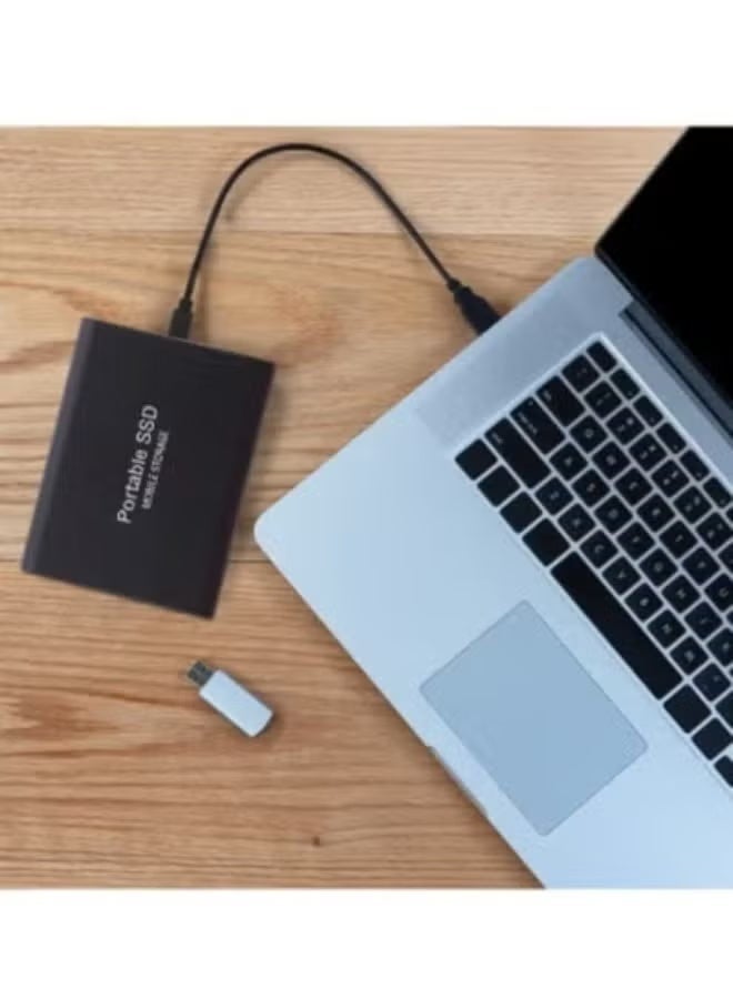 Portable External Hard Drive 2TB , Mini SSD Hard Drives,Solid State External Drives,Computer Backup Drive,USB 3.1 to Type-C Support Data Storage Transfer for Windows XP PC Laptop and Mac