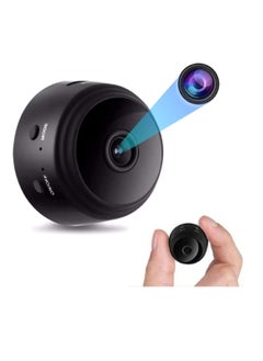 DIGI CORE A9 Mini Wireless IP Camera 1080P HD Wireless WiFi Cameras with Magnetic Back Cover Covert Baby Nanny Cam with Phone App Tiny Smart Camera for Indoor Outdoor (Black)  - Image 1