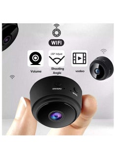 DIGI CORE A9 Mini Wireless IP Camera 1080P HD Wireless WiFi Cameras with Magnetic Back Cover Covert Baby Nanny Cam with Phone App Tiny Smart Camera for Indoor Outdoor (Black)  - Image 2