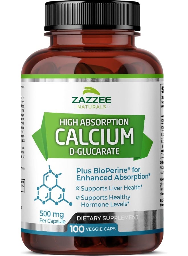 زازي بايو أبسورب™ كالسيوم د-غلوكاريت ٥٠٠ مجم امتصاص مُحسَّن - Image 1