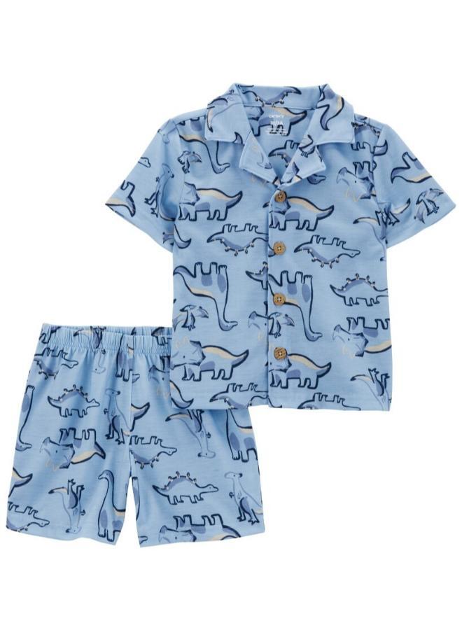 carter's Toddler Printed Shirt And Shorts Set - Image 1