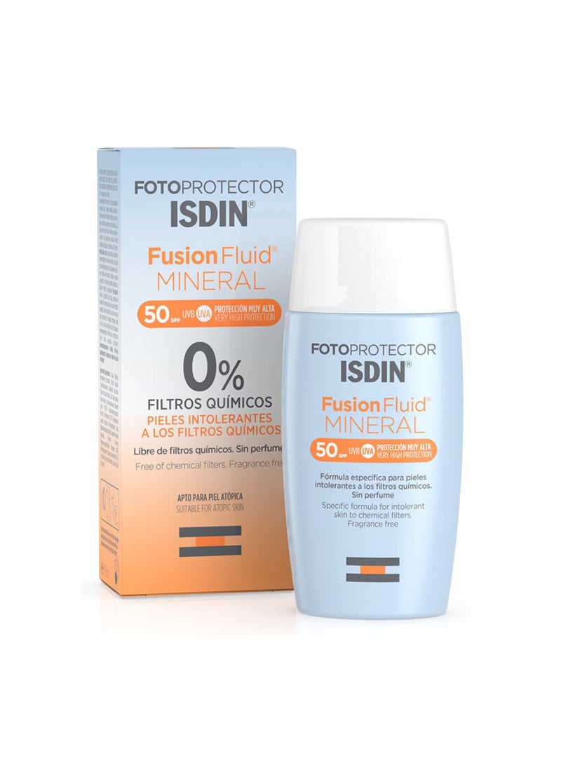 Fotoprotector Fusion Fluid Mineral Spf50 50ml