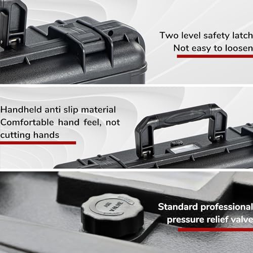 Luck&Link ROG ALLY Carrying Bag - Hard, Waterproof Case for ROG ALLY X, Controllers, Docking Station & Accessories - Large Capacity - Image 4