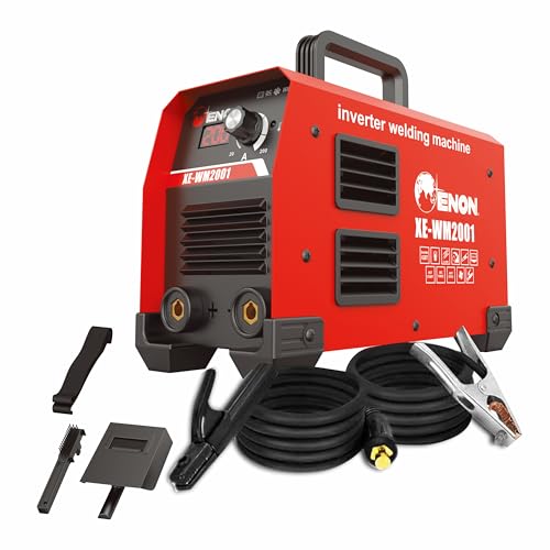 Enon 200A Inverter ARC Welding Machine (IGBT), Hot Start, Anti-Stick Functions, Arc Force Control, LED Display, Portable, Welding Machine, Diy, Welding Accessories - 6 Month Warranty (XE-WM2001) - Image 1