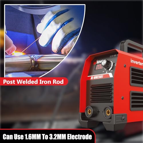 Enon 200A Inverter ARC Welding Machine (IGBT), Hot Start, Anti-Stick Functions, Arc Force Control, LED Display, Portable, Welding Machine, Diy, Welding Accessories - 6 Month Warranty (XE-WM2001) - Image 4