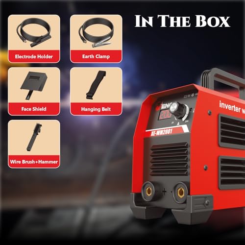 Enon 200A Inverter ARC Welding Machine (IGBT), Hot Start, Anti-Stick Functions, Arc Force Control, LED Display, Portable, Welding Machine, Diy, Welding Accessories - 6 Month Warranty (XE-WM2001) - Image 5