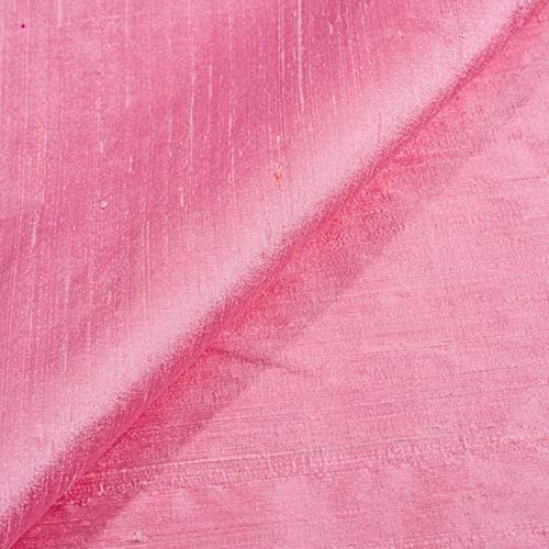 Bini Fabrics Banglori Raw Silk 45 Width Banglori Raw Silk Fabric Pink Can Be Used for Dresses Crafting Ect 2 Meter - Image 2