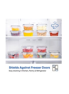 TYCOM 16 Piece Food Storage Containers Set with Easy Snap Lids 16 Lids +16 Containers- Airtight Plastic Containers for Pantry & Kitchen Organization - BPA-Free Food Containers Free Labels & Marker - pzsku/Z5F378EA9A5638CFA7D82Z/45/_/1668936900/902c9ea6-34f9-48d3-91ab-c9a6ca01a6bc