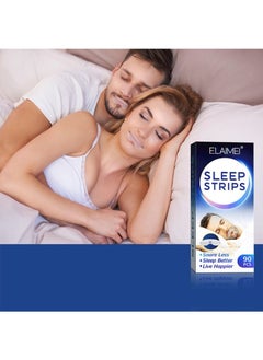Elaimei Anti Snore Mouth Guard Sleep Strips Advanced Gentle Mouth Tape for Nose Breathing, Nighttime Sleeping, Mouth Breathing, and Loud Snoring - Pack of 90  - Image 1