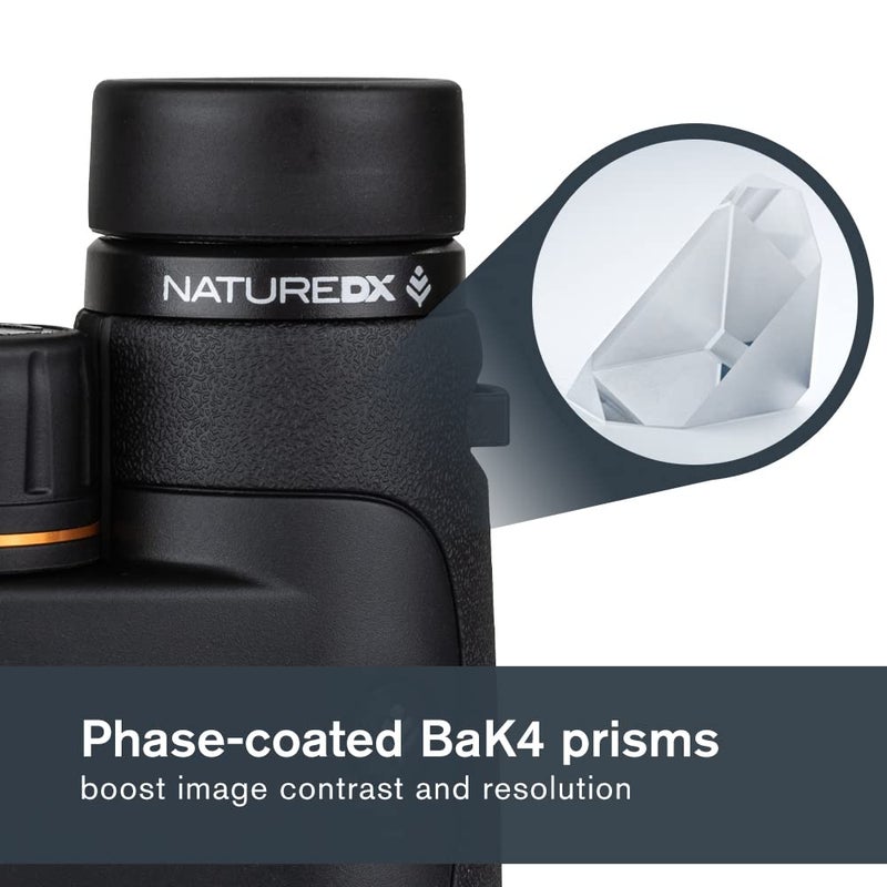 Celestron Celestron – Nature DX 10x50 Binoculars – Outdoor and Birding Binocular – Fully Multi-Coated with BaK-4 Prisms – Rubber Armored – Fog & Waterproof Binoculars  - Image 3