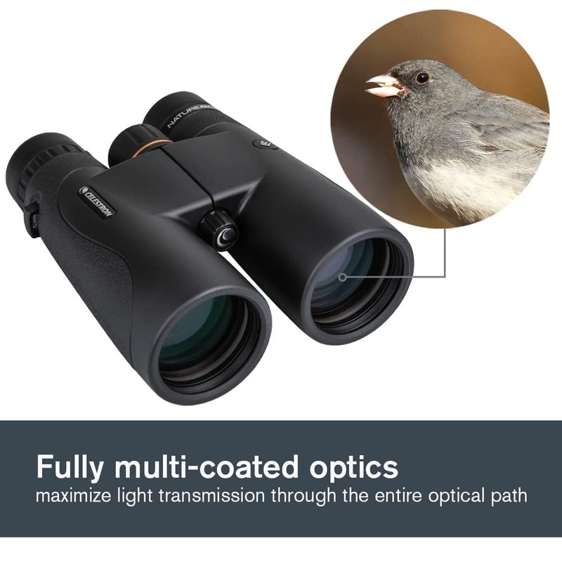 Celestron Celestron – Nature DX 10x50 Binoculars – Outdoor and Birding Binocular – Fully Multi-Coated with BaK-4 Prisms – Rubber Armored – Fog & Waterproof Binoculars  - Image 2