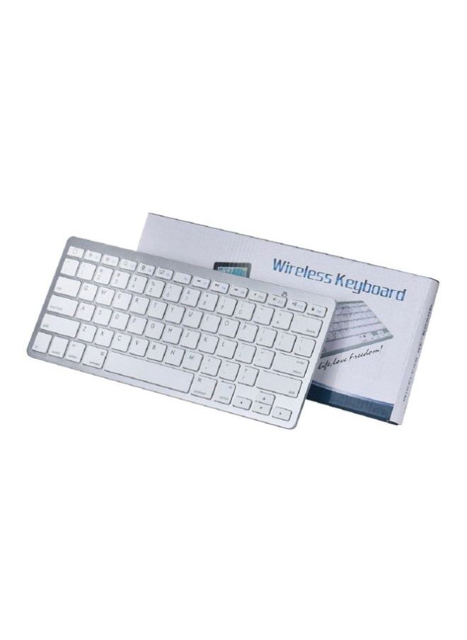 NIBEMINENT Wireless Keyboard White  - Image 2