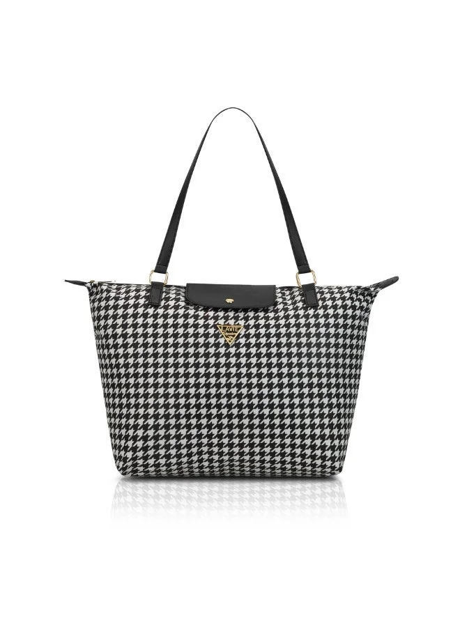 Signature Women's Oregon LG Tote (Black/White)