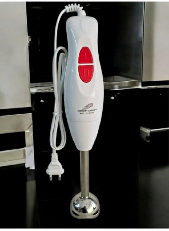 Group Tiger Hand Blender ❤️❤️ 110 Watts 4 blades and a stainless steel shaft. Features two speeds and an ergonomic design. Code: 57-a210 - Image 1