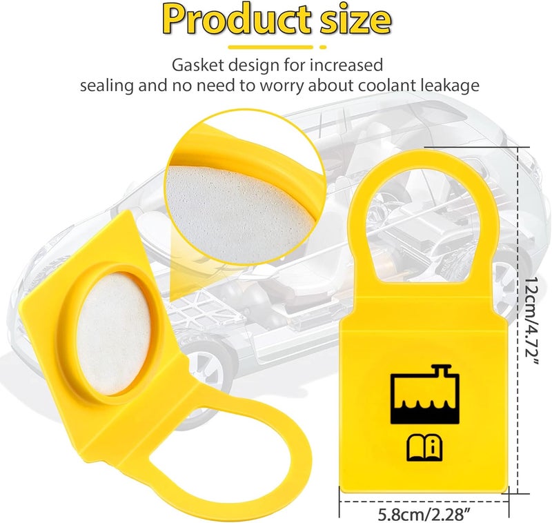 Dreyoo Engine Coolant Reservoir Cap Set - Image 3