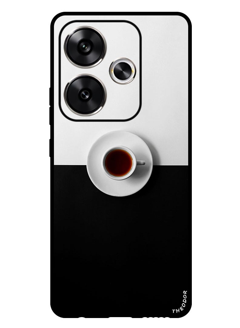 Theodor Protective Case Anti Scratch Shock Proof Bumper Cover For Xiaomi Redmi Turbo 3 cup_black_white  - Image 1