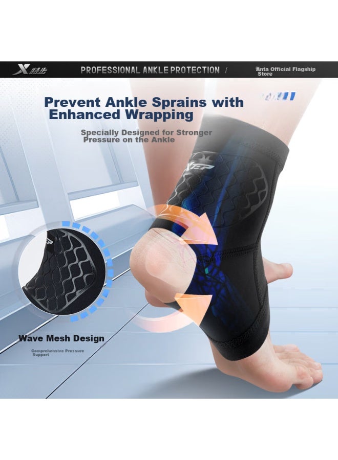 XTEP Xtep Ankle Brace, Sprain Protection, Sports Recovery Sleeve, Football, Basketball, Anti-sprain, Post-injury Foot Support, Ultra-thin, Size M  - Image 5