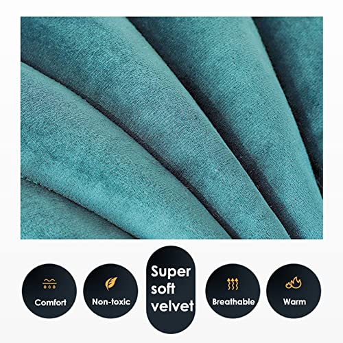 Patty Both Seashell Decorative Pillow Velvet Seashell Throw Pillow, Sea Shell Shaped Throw Pillow Decorative Pillows for Bed Couch Home Office Decor (Pink, Small(12.8 * 10in 0.3kg)) - Image 3