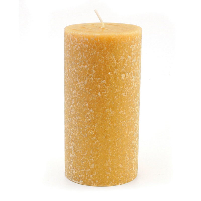 Root Candles Unscented Candles Premium Beeswax Blend Pillar Candle 3 x 6Inch Butterscotch