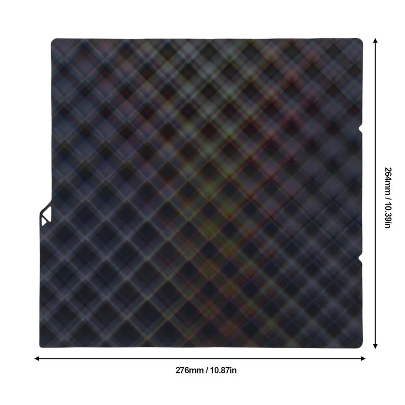 مطابق للمواصفات القياسية العالمية لوحة بناء طابعة LiebeWH ثلاثية الأبعاد، منظر kaleidoscope، شبكة H5H Sky Net، لطابعة Kobra S1 ثلاثية الأبعاد، مقاس 264x276 مم، مزدوجة الوجه، مرنة، قابلة للتسخين - Image 2