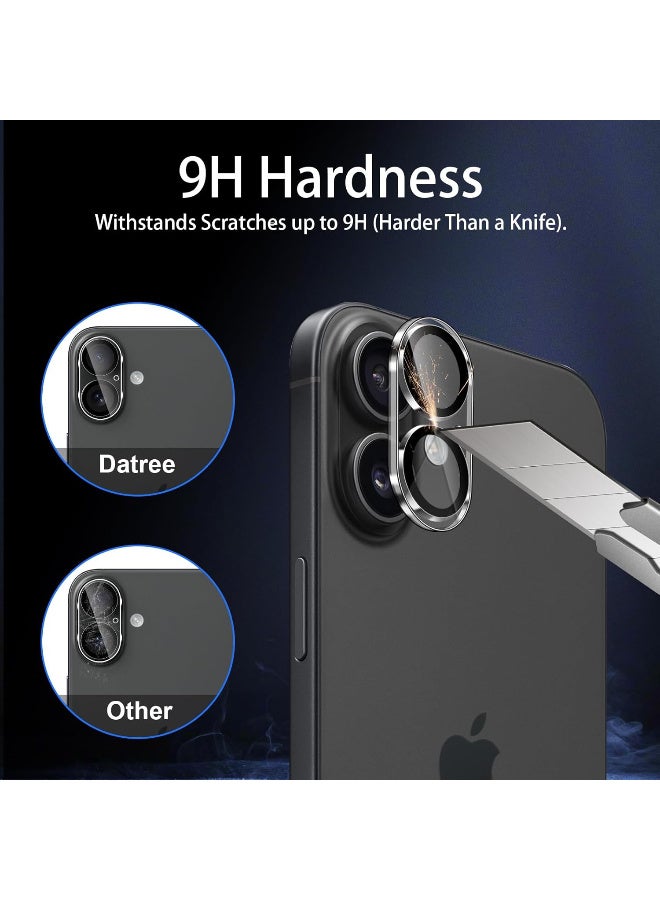 Clear camera screen protector compatible with iPhone 16 - 16 Plus - Image 5