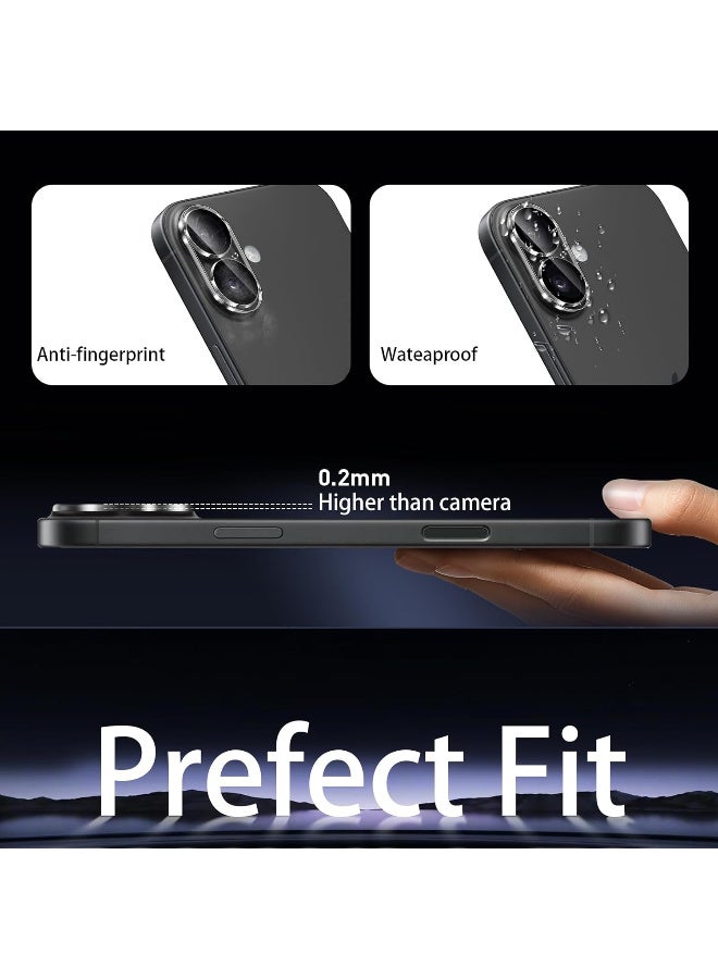 Clear camera screen protector compatible with iPhone 16 - 16 Plus - Image 2