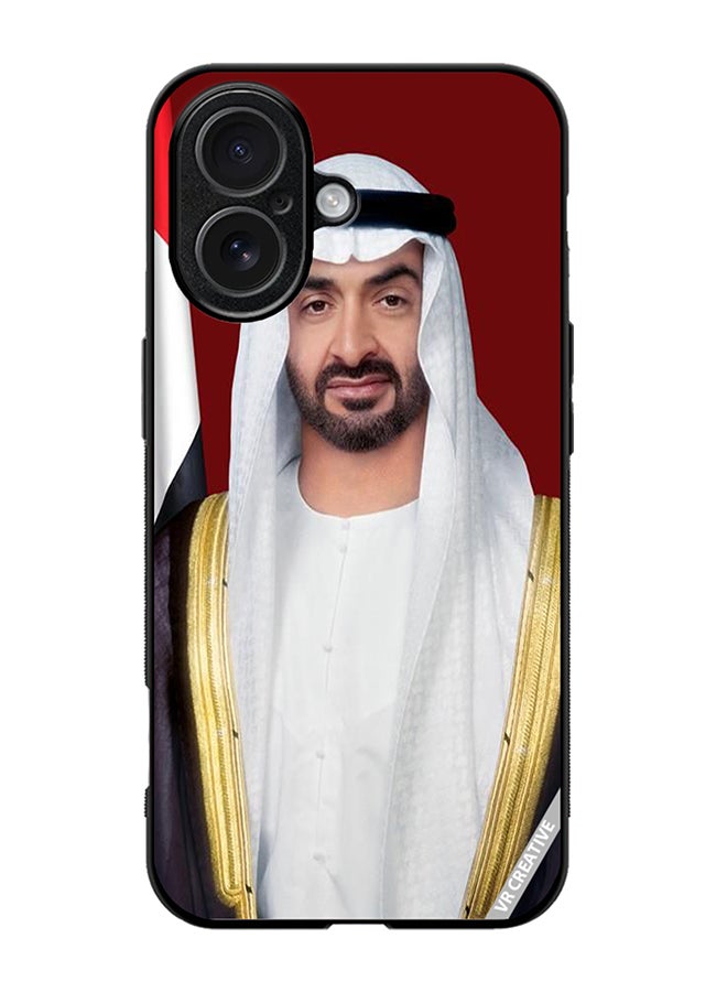 Protective Case Cover For Apple iPhone 17 Sheikh Mohamed Bin Zayed Al Nahyan Design Multicolour