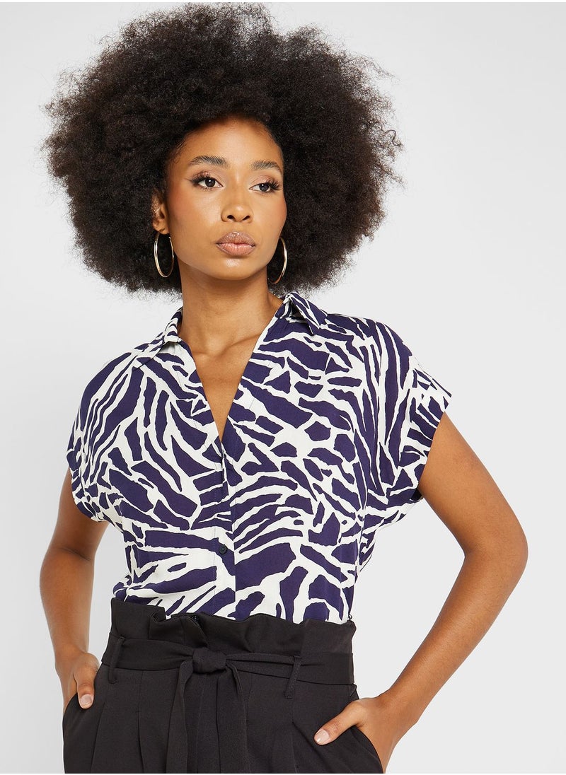 NEW LOOK - Button Down Printed Shirt - Image 1