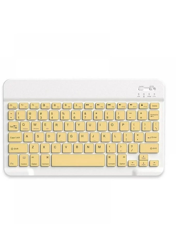 Wireless Keyboard and Mouse Combo Bluetooth Keyboard Mouse Set with Rechargeable Battery Pink - Image 4