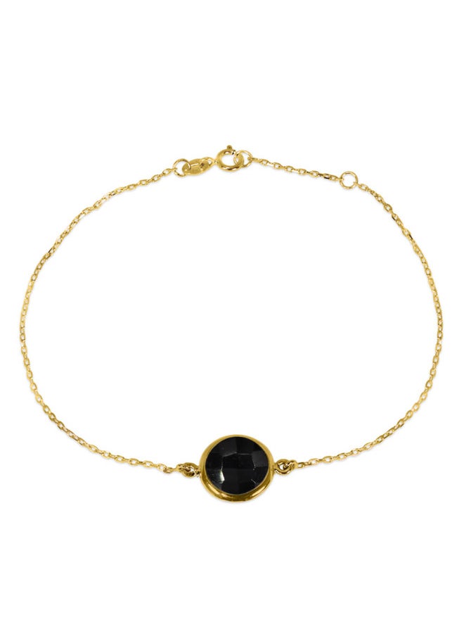 Capri Gold - Black Onyx Bracelet - Image 1