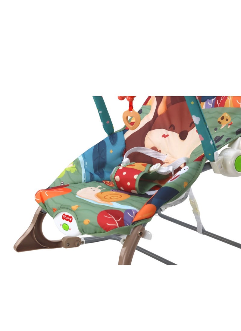 Generic - Baby Bouncer Seat, Baby Rocker, Swings and Vibrations seat for Infants, Portable Baby Swing with Music Box and Toys, Adjustable Multi Position, Newborn to Toddler, squirrel - Image 1