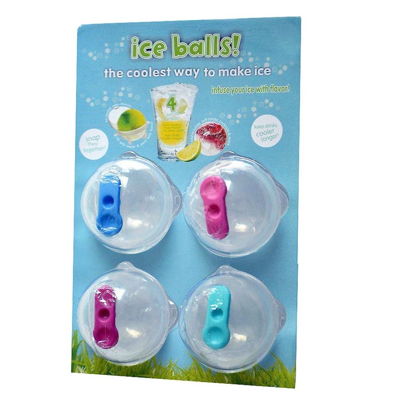 EZ Life EZ Life Ice Balls Maker-1 Big Set - 4Pcs & 1 Small Set - 4Pcs  - Image 1
