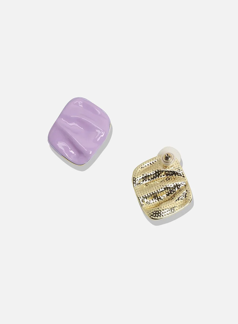 Sohi  Textured Enamel Artificial Stud Earring Jewellery for Women | Best Price UAE