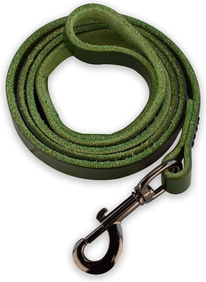 Brute Strength - Leather Dog Leash - 5’11ft – Light Gray - Soft and Strong Full Grain Leather Leash for Large and Medium Dogs - Dog Training Leash - Image 2