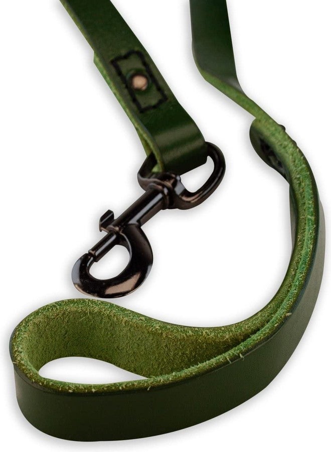 Brute Strength - Leather Dog Leash - 5’11ft – Light Gray - Soft and Strong Full Grain Leather Leash for Large and Medium Dogs - Dog Training Leash - Image 3