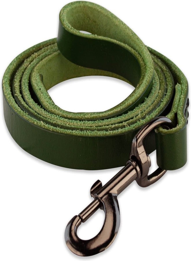 Brute Strength - Leather Dog Leash - 5’11ft – Light Gray - Soft and Strong Full Grain Leather Leash for Large and Medium Dogs - Dog Training Leash - Image 1