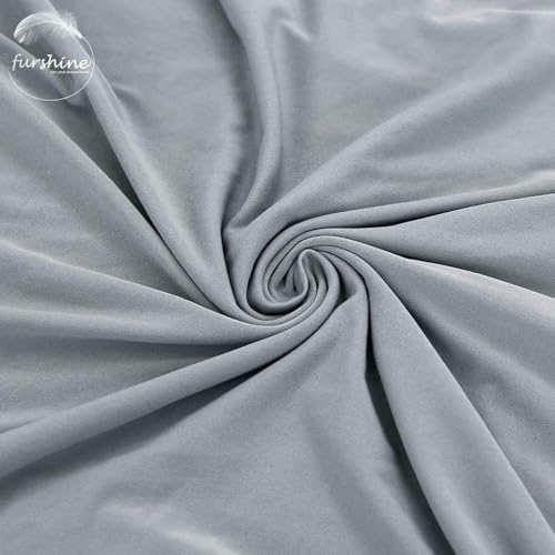Outlay Home Spandex Dining Chair Covers, Solid Plain Stretchable, Set of 6, Standard Size (Grey) - Image 4