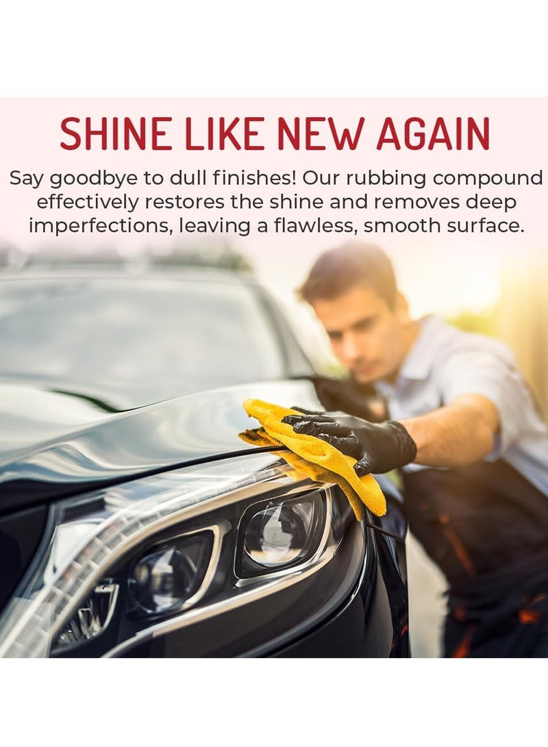 تونتي تونتي مركب فرك TWENTY TWENTY 900 جرام × 3 قطع - منظف قوي للسيارات والدراجات النارية - يزيل الخدوش وعلامات الدوامات والأكسدة وعيوب الطلاء - يعيد الطلاء الباهت، ويمنح لمسة نهائية ناعمة ومظهرًا لامعًا - للاستخدام اليدوي والآلي - منخفض الغبار، خالٍ من السيليكون - Image 2